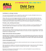 Cover page of Child care: the best deal for all of us cover page