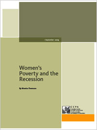 CCPA study - Women's Poverty and the Recession