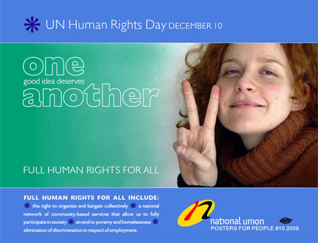 Download NUPGE Poster - UN Human Rights Day December 10