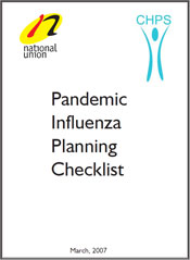 Download from NUPGE - Pandemic Influenza Planning Checklist