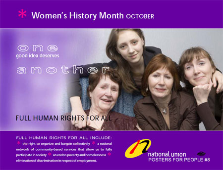 Download NUPGE Poster - Women's History Month October