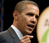 Barack Obama speaks to AFL-CIO