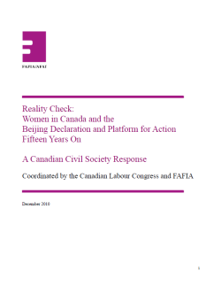 Cover of the FAFIA report