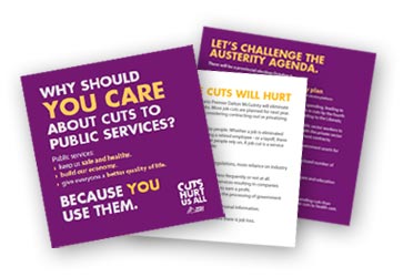 leaflets Why should you Care about cuts to public services