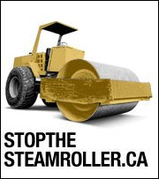 picture of an industrial steamroller