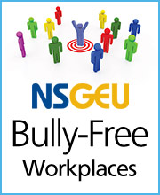 poster entitled NSGEU Bully-Free Workplaces