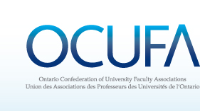 logo for OCUFA Ontario Confederation of University Faculty Associations