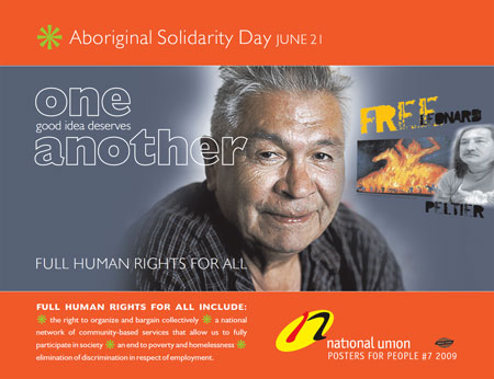 Download NUPGE Poster for Aboriginal Solidarity Day 2009