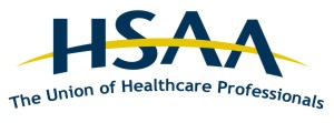 Logo for the Health Sciences Association of Alberta HSAA