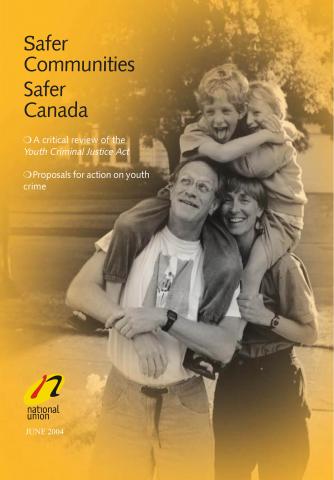 Safer Communities Safer Canada cover.