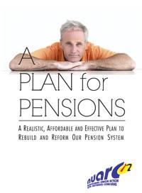 Cover of "A Plan for Pensions"