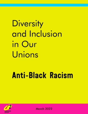 Cover image for NUPGE's Anti-Black Racism publication