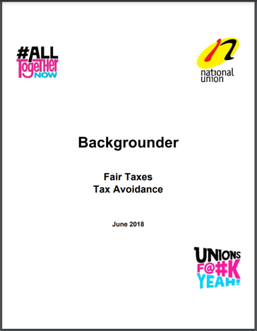 Cover page: Fair Taxes - Tax Avoidance