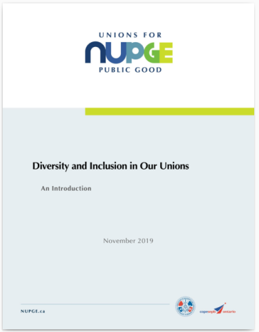 Diversity and Inclusion in Our Unions: An introduction