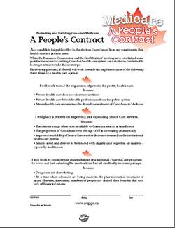 A People's Contract: Medicare Pledge cover.