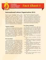 Cover of "Fact Sheet 3 Canada's Record at the ILO"