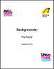 Cover page of Pay Equity backgrounder.