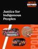 Cover image for NUPGE's Justice for Indigenous Peoples publication. 3 photos are on the cover. 1 photo shows MGEU members holding a banner that says putting people first. 1 photo shows BCGEU members wearing orange shirts that say every child matters. 1 photo shows a pair of hands picking a plant.