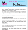 Pay equity: one step toward gender wage equality Cover page